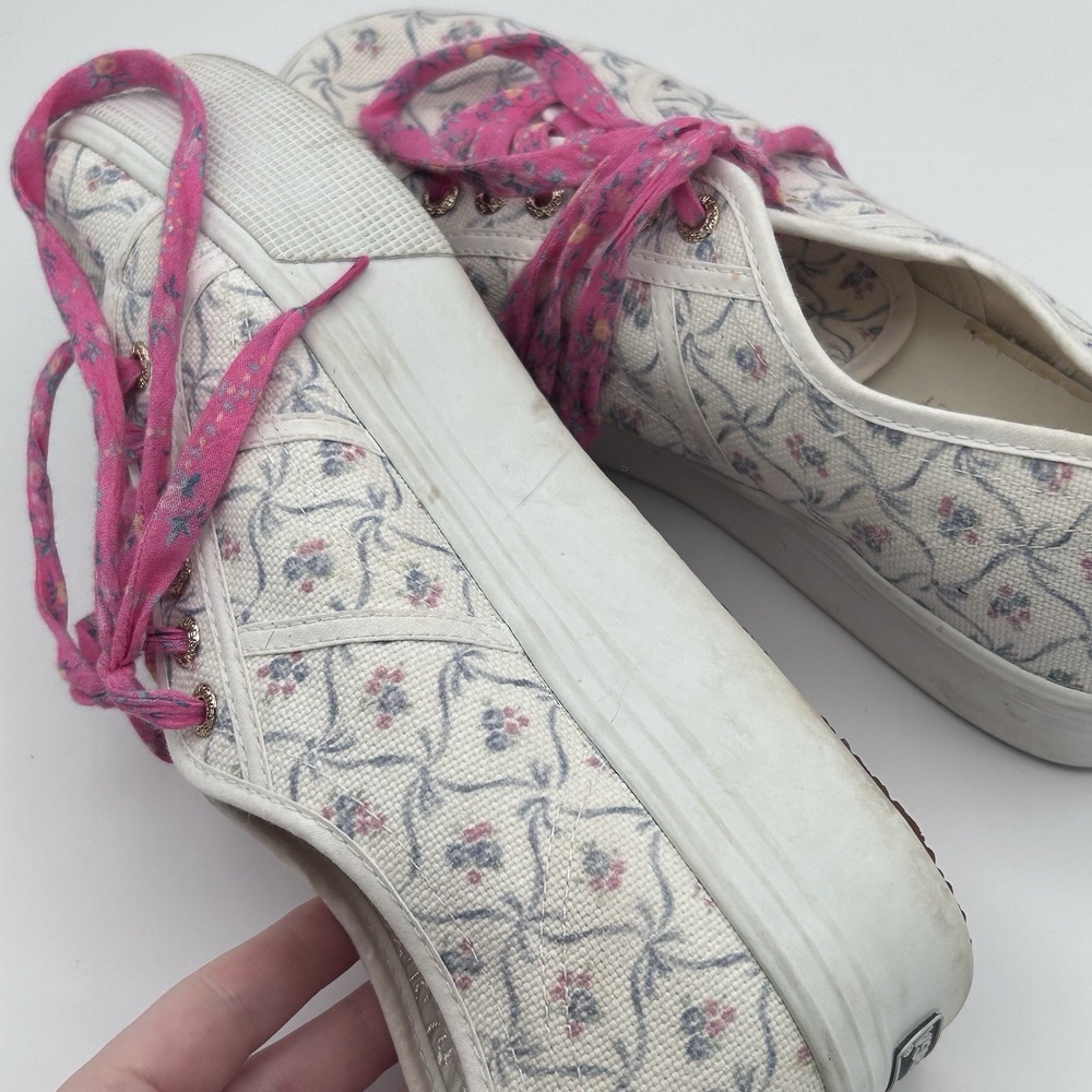 Love Shack Fancy x Superga Floral Sneakers Womens Size 10 Sz 41 - Picture 4 of 10
